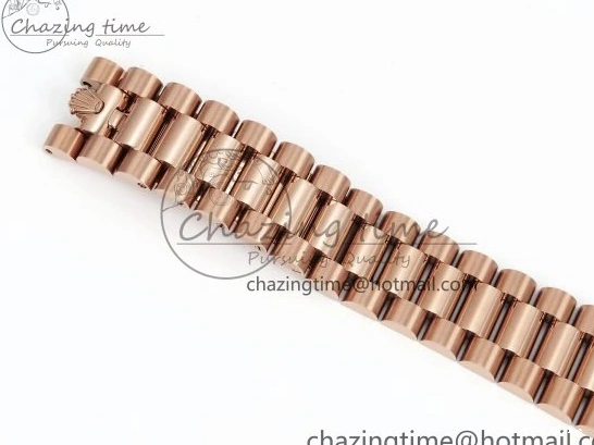 0523 OdorResistant Day Date 36 RG TWSF Best Edition White Diamonds Dial on RG Bracelet A 1610